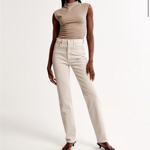 Abercrombie Stone Colour Denim Barely Worn